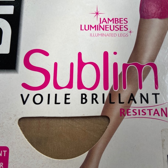 DIM Vintage hosiery Bundle. 3 pairs: 2 black, 1 naturel - Picture 2 of 15